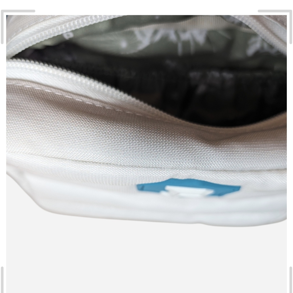 Pre-owned Stylish Cream and Blue Women bag - Picture 7 of 7